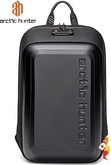 Arctic Hunter Rugzak Heren en Dames - 15,6 Inch Laptop Rugtas - Schooltas - Motor Rugzak - Hardcase - Waterafstotend