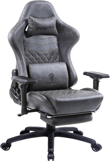 Ergonomische Gaming Chair met Massage - Grijs