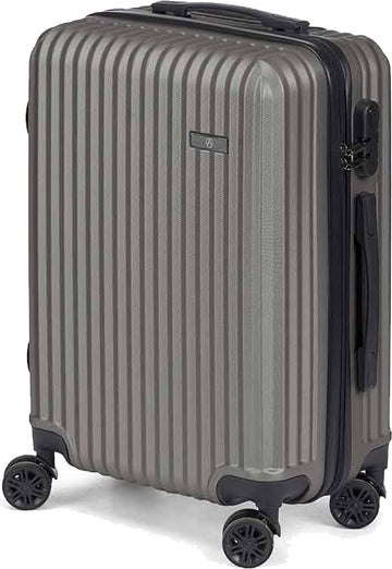 Cabine handbagage reis trolley koffer Alcatraz - zwenkwielen - 57 x 38 x 23 cm - 48 liter - antraciet - cijferslot - dubbel hengsel
