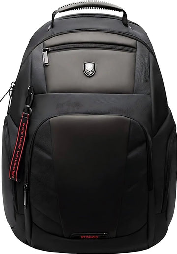 Arctic Hunter Rugzak - Laptop Tas - Motor Rugtas - Waterafstotend - Zwart - Lichtgewicht