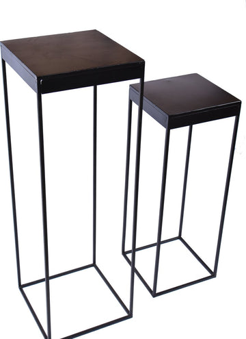 Plantentafel vierkant -2-delig – stalen frame - handgemaakt – duurzaam & elegant !