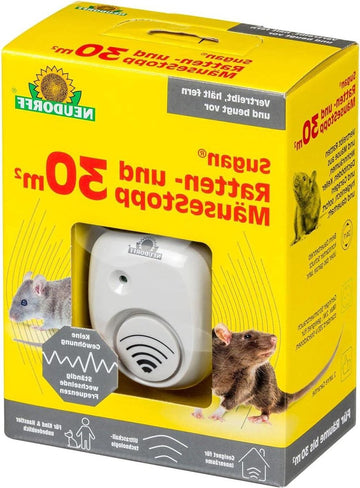 Ultrasoon apparaat 30 m² tegen ratten en muizen in wit - Neudorff Sugan
