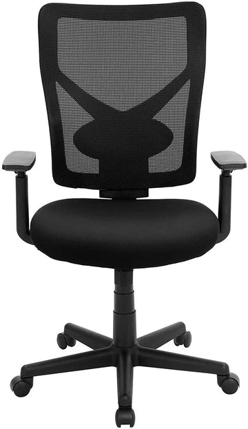 ACAZA Bureaustoel - Verstelbaar - Bureaustoelen met wielen - Zwart