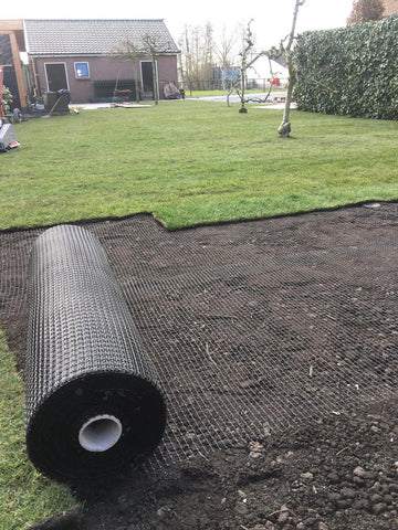Mollengaas 60 g/m² - Mollennetten 1 meter breed 50 meter lang