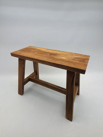 Teak houten krukje