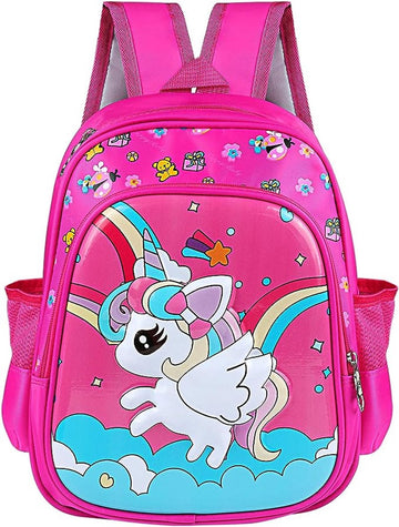 Kinderrugzak, schoolrugzak, grote schooltas voor meisjes, waterdicht, licht, kinderrugzak voor studenten 5+ jaar