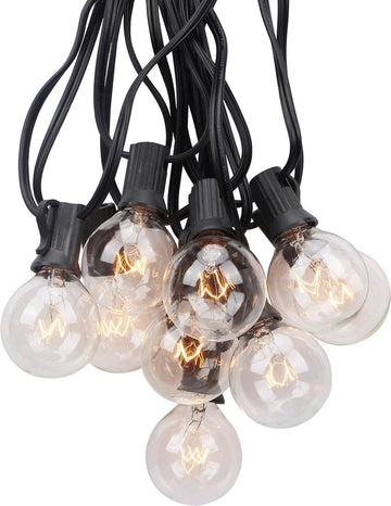 Lichtsnoer Buiten - Lichtslinger Buiten - Buitenlampjes - 22m - 50 lampjes - 7W per lichtbol - Decoratie