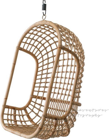 Hangstoelen - kinderhangstoel licht rotan - hangstoel kinderen - draagkracht 100 kg - tot lengte 164 - kinderkamer