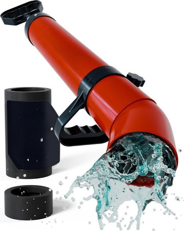 Rioolontstopper – Rioolreinigingsset - WC Ontstopper Met 2 Adapters - Gootsteenontstopper - Toilet Ontstopper - Afvoer Ontstopper - Ontstoppingsveer - Rioolveer - Rioolreinigersveer - Drain Cleaner