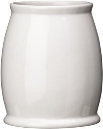 Lepelpot - Spatelpot - Utensils pot - Keukengerei houder - Keukengerei pot - 12 x 12 x 14 cm - Wit