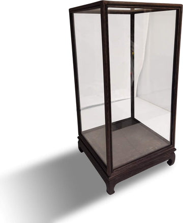 Vierkante Stolp-Vitrine | 17 x 17 x 35cm | Glas