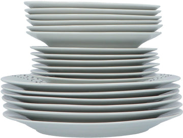 Porseleinen Serviesset Stripes 6 persoons 18-delig