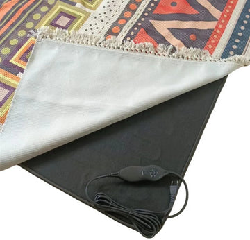 Quality Heating - Karpet verwarming - vloerkleed verwarming - verwarmingsmat - 140 x 200 cm met controller - temperatuur instelbaar - timer functie - vermogen instelbaar - energiezuinig