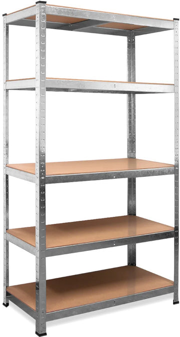 7House zwaar Uitgevoerde Metalen Opbergrek/Stellingkast met 5 legborden - 875kg draagkracht - (HxBxD) 180x90x60 cm - 175kg per plank