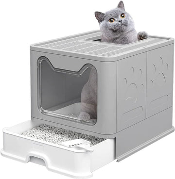 Automatische Kattenbak - Zelfreinigende Kattenbak - Kattentoilet met Lade
