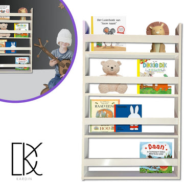 Kardin Boekenkast - Boekenrek - Boekenkast kind - Kinder boekenkast - Boekenrek kind