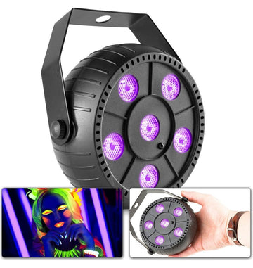 Blacklight met Ingebouwde Accu - BeamZ PLP14 - Disco Feestverlichting - 6 leds