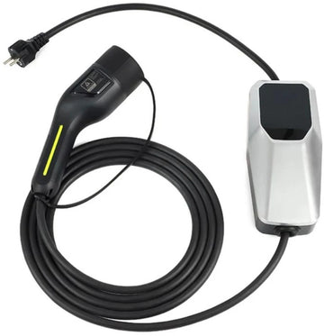 Laadkabel | Oplaadkabel | Elektrische auto | mobiele thuislader | van type 2 naar schuko stekker | 8-32A- 1.7/7 kW| 4 meter | voor hybride & elektrische auto | Stekker | Stopcontact | EU stopcontact | adapter | Oplader | autooplader