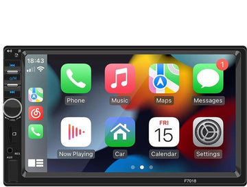 Autoradio | 7 inch Touchscreen | Apple Carplay | Android Auto | 2 DIN Universeel | Bluetooth | USB