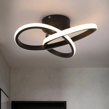 Kroonluchter - Kroonluchters - Plafondlampen - Plafondlamp Zwart - Plafond Lamp - Plafondlamp Led - Led - Led Lamp - Led Kroonluchter - Moderne Stijl Plafondlamp - Slaapkamer Licht - Oppervlak Installatie - Eetkamer Lamp