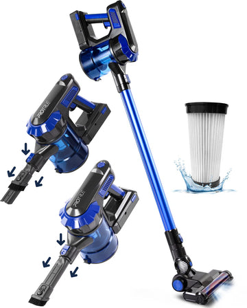 Steelstofzuiger Draadloos - Cordless Stick Vacuum Cleaner - Kruimeldief voor Stofzuigen
