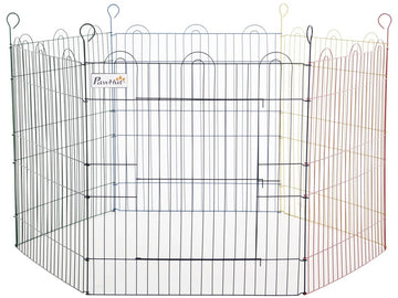 Hondenren - Puppyren - Hondenkennel - Honden - Veelkleurig - Ø120 x H60cm
