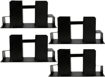 4 Stuks Hout stapelhulp houtstapelhulp houtstapelhouder stapelhulp open haard