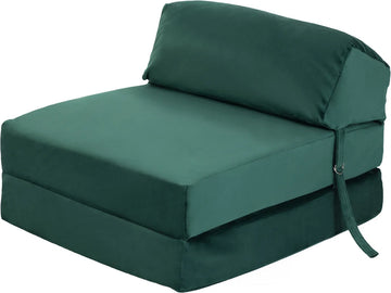 Fluwelen Vouwmatras - Fluweel Opklapbaar Matras - Logeermatras Opvouwbaar - Opvouwbare Matras - Inklapbaar Logeerbed - Zetelbed - Foldable Mattress