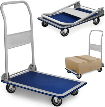 EezyLife Plateauwagen - Metaal - Tot 150kg