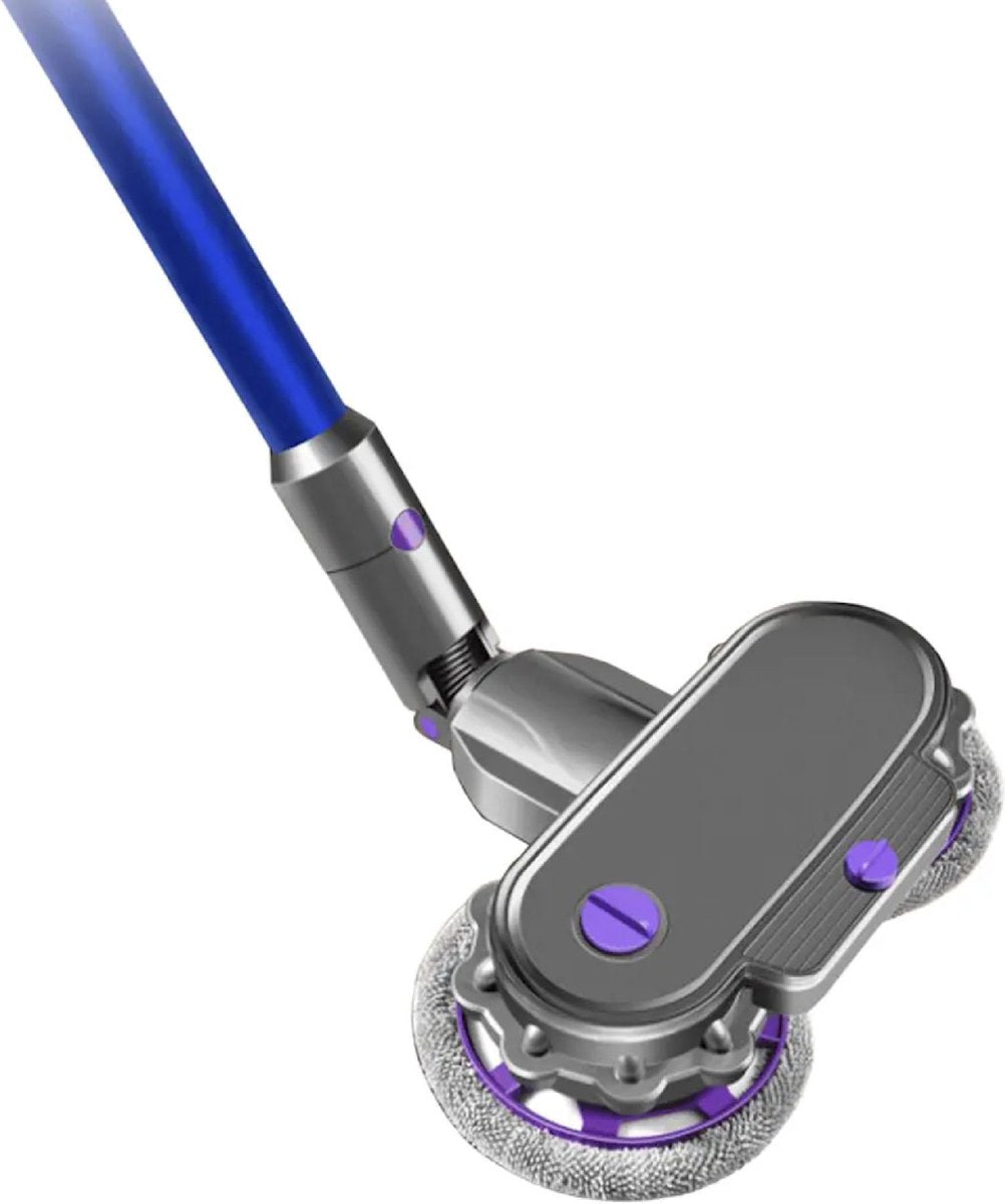 Elektrische Mop Dweil geschikt voor Dyson Steelstofzuiger - Mondstuk Accessoires Opzetstuk & Dweilsysteem voor V7 / V8 / V10 / V11 series - Vloerwisser en Vloermop - Nat & Droog - Inclusief 6 dweilmops