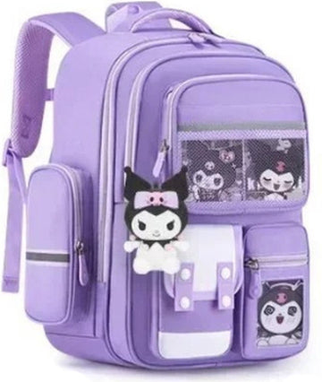 Kuromi Tas - Schooltas - Schoudertas - Studentenrugzak - Rugzak - Schooltas Meisje - 42 x 20 x 30 cm - Paars