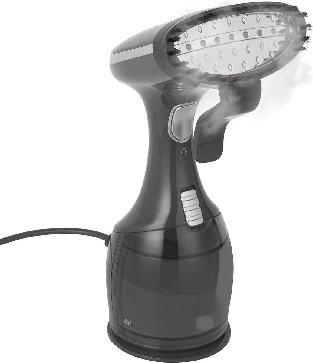 Steam Max Pro Handheld Clothing Garment Steamer - Verticale Steamer - Draagbaar met Stoffen Borstel - Verwijderbare Water Tank - Stoom Opfrissen en Sanitiseren - 1500 W kledingstomer
