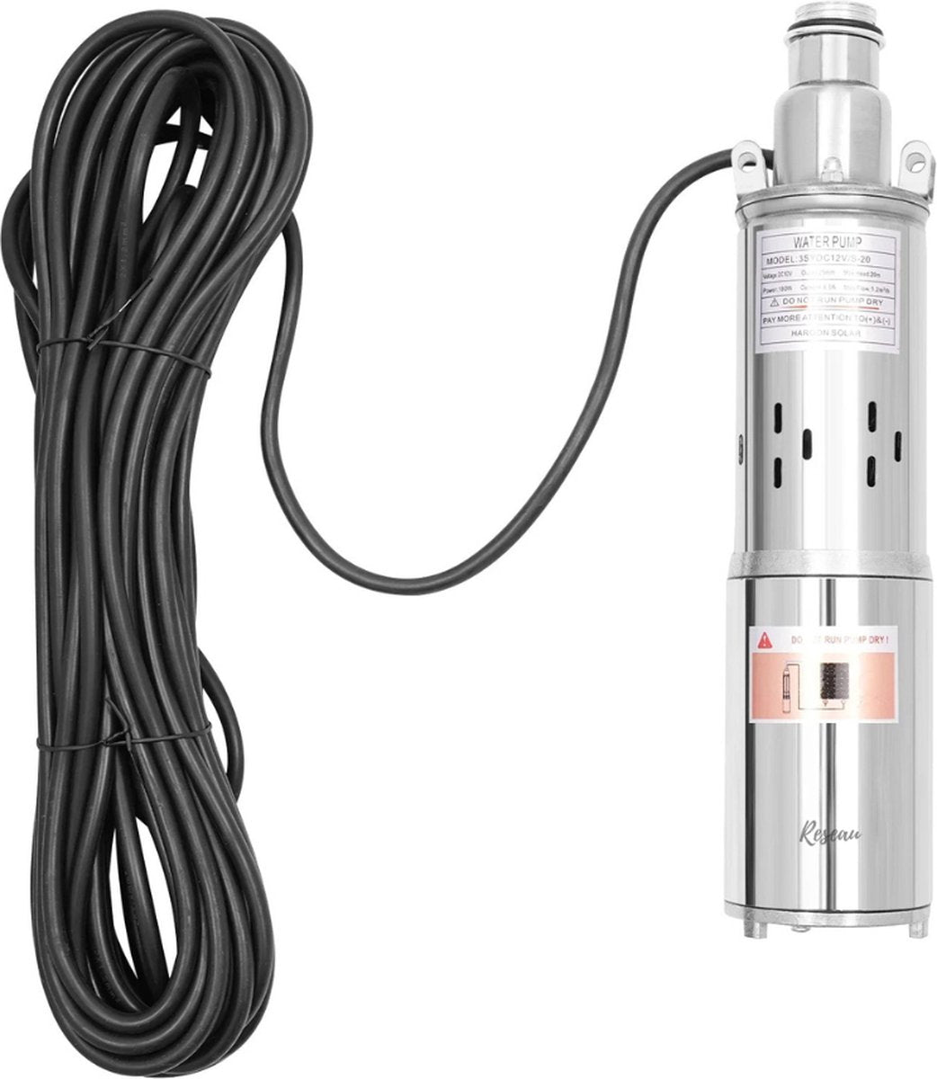 Dompelpomp Vuil Water - Vlakzuigpomp - Dweilpomp - Vlakzuiger - Kelderwater - 3800 L/H - Silver