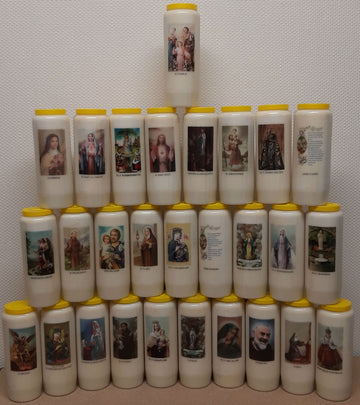 noveenkaarsen 9 dagenbrander-noveenkaars-gedenkkaars-grafkaars-mixed-18 stuks