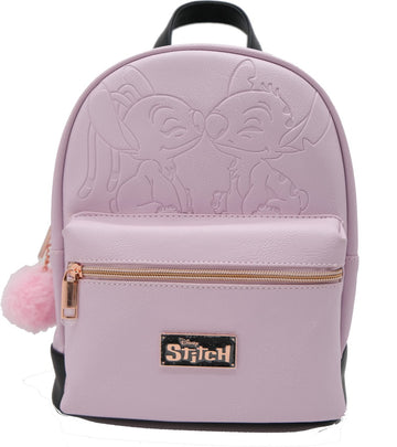Lilo & Stitch - Stitch & Angel Premium Pink PU Rugzak