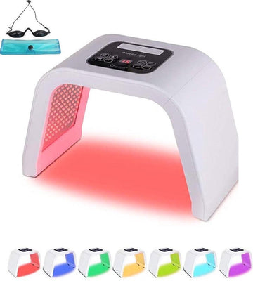 Led masker – lichttherapie – gezichtsmasker led – acneverzorging – anti-aging apparaat – skin care - 7 in 1 Huidverzorging – FDA - CE – 2021