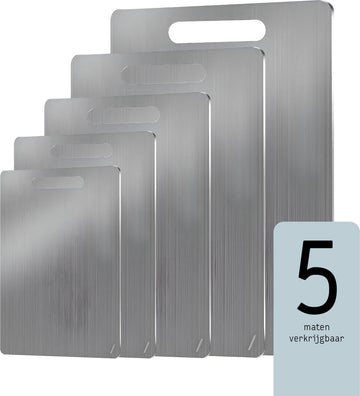 RVS Snijplank - 30 x 46 cm - RVS Snijplank - Grijs