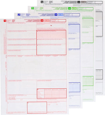 CMR vrachtbrief laser 4-voud