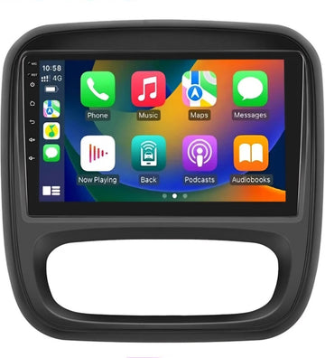Opel Vivaro B / Renault Trafic 3 / Fiat Talento / Nissan NV300 | 2014 - 2021 | Autoradio met Navigatie | 2GB & 32GB | Carplay & Android Auto | radio scherm | 2014 2015 2016 2017 2018 2019 2020 2021