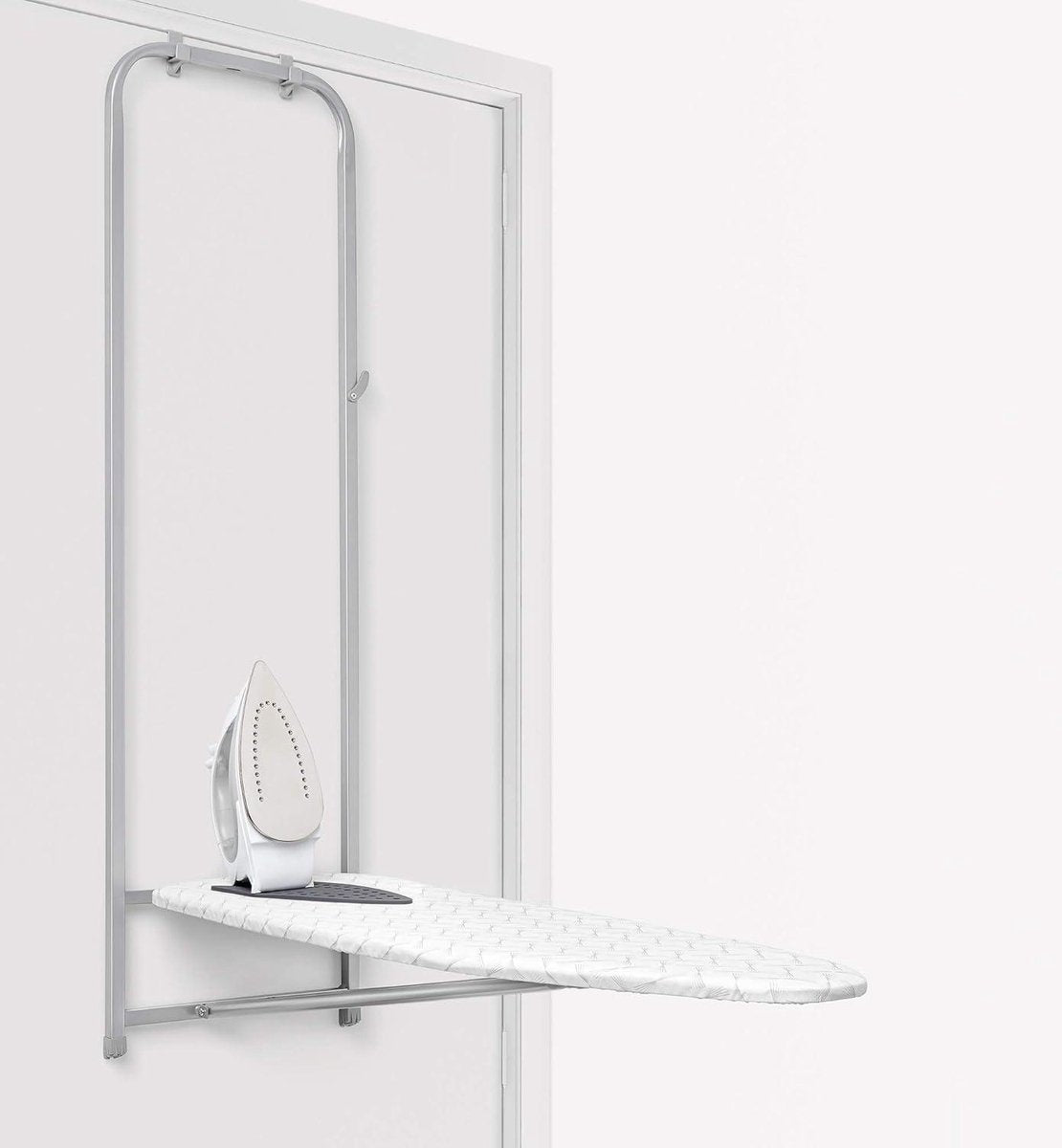 Strijkplank opslagruimte siliconen grijs 33x110 cm - Muur Deur Kast 5x133x385 cm