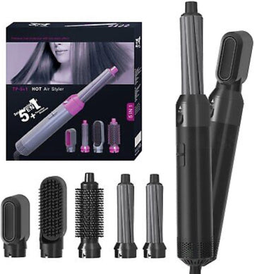 hairwrap - Krultang - 5 in 1 Multi Styler - Föhn V2 2022 editie - Föhnborstels - Hetelucht Föhn - Airstyler - Föhnborstel - Hetelucht Borstel - Krulborstel