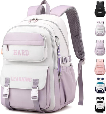 Schoolrugzak voor meisjes, tieners, rugzak, school, schooltas jongens, multifunctionele tas, waterdichte schooltas, rugzak, dagrugzak, grote rugzak voor meisjes en dames, schooltas
