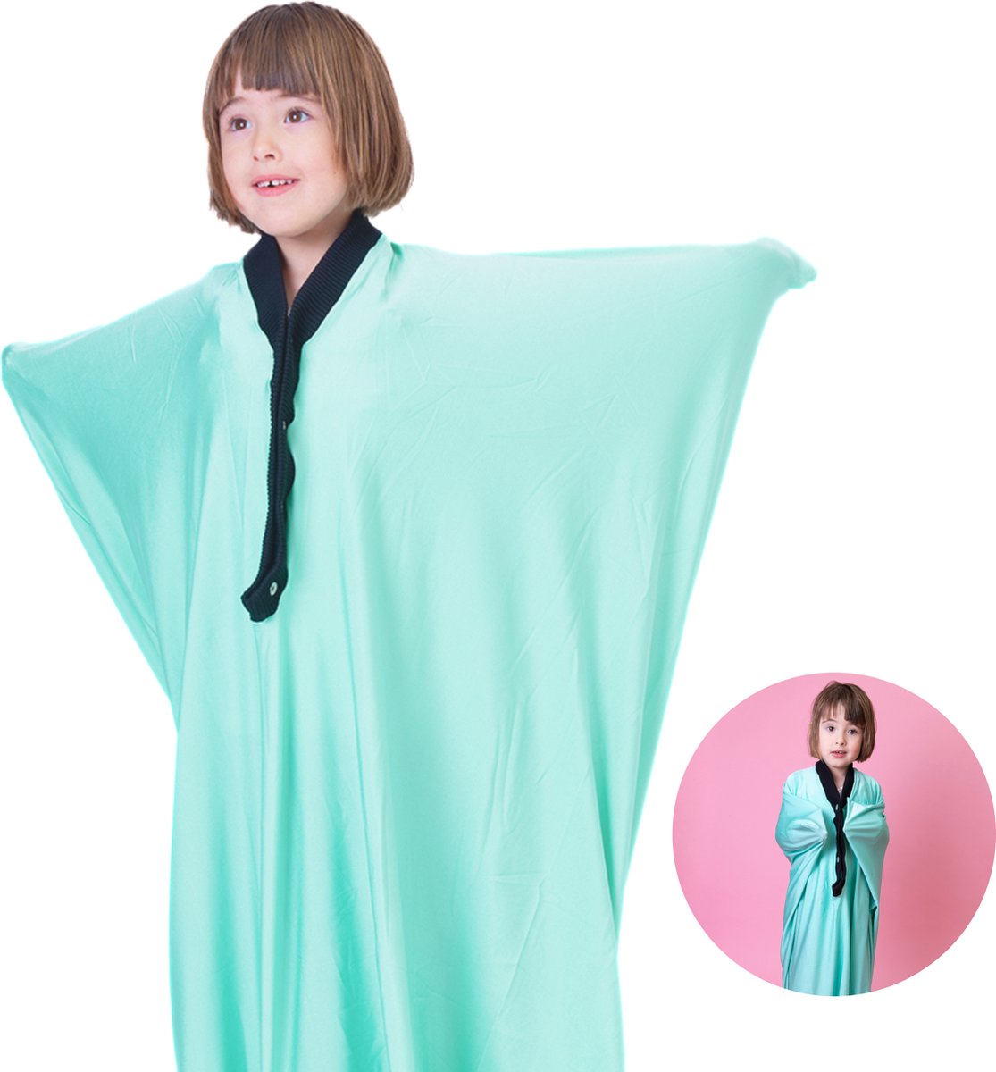Sensorische Body Sock - Sensory Body Sock - Anxiety - Verzwaringsdeken - Groen S - Sensorsich Speelgoed - ADHD - Speelgoed - Verzwaringsknuffel - Verzwaringsvest