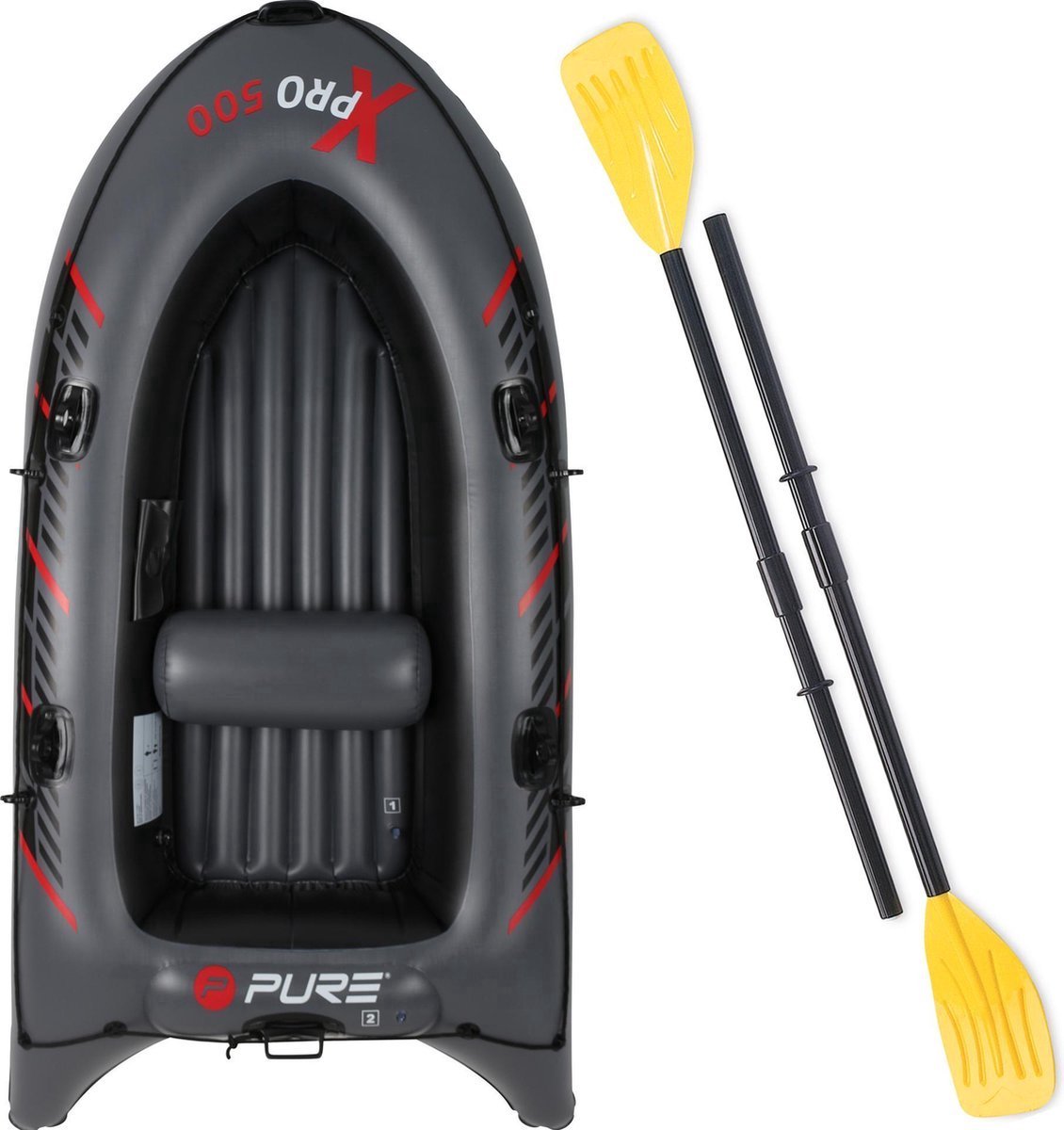 XPRO 500 – opblaasboot – 2-4 persoons - inclusief - peddels – rubberboot - opblaasbare boot