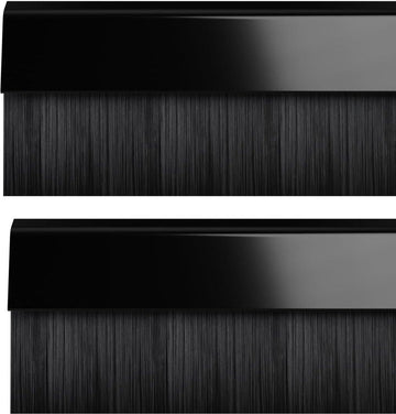 BDS clip onder de deur borstel diepgang afdichting zwart 914 mm set van 2 stuks - Stormguard 02 am0010914bl