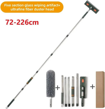 Fs2 - Ramenwasser Telescopisch - Ramenwasser Met Steel - Ramenwisser Met Telescoopsteel