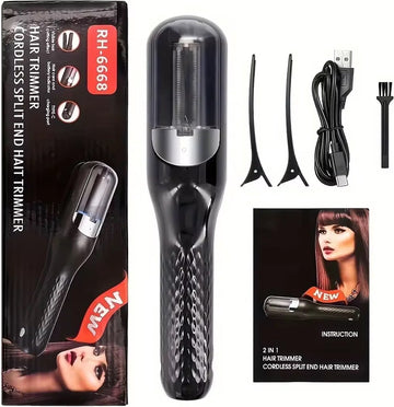 SFproducts - Trimmer - Split Ender Gespleten haarpunten - Draadloos - Twee Snijbladen