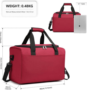 40x20x25 handbagage handbagage tas voor vliegtuig reistas bagage weekender grote maximale handbagage voor mannen en vrouwen met schouderband