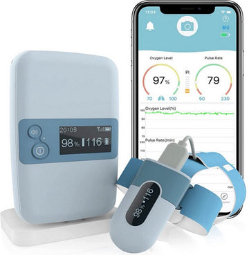 BabyO2 S2 Babymonitor - Babyfoon met Zuurstof & Hartslagmeter