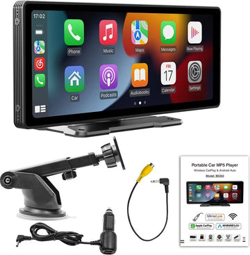 Carplay Scherm - Carplay Dongle - Carplay Apple - Carplay Android - Carplay Draadloos - Car Play - Carplay Dongle Apple - Carplay Dongle Android - Zonder Camera - Auto Radio - Multimedia Scherm -Wifi Video Speler - Universeel Scherm - Bluetooth